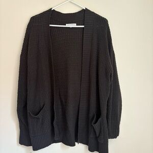 American Eagle Oversized XS Waffle Knit Cardigan